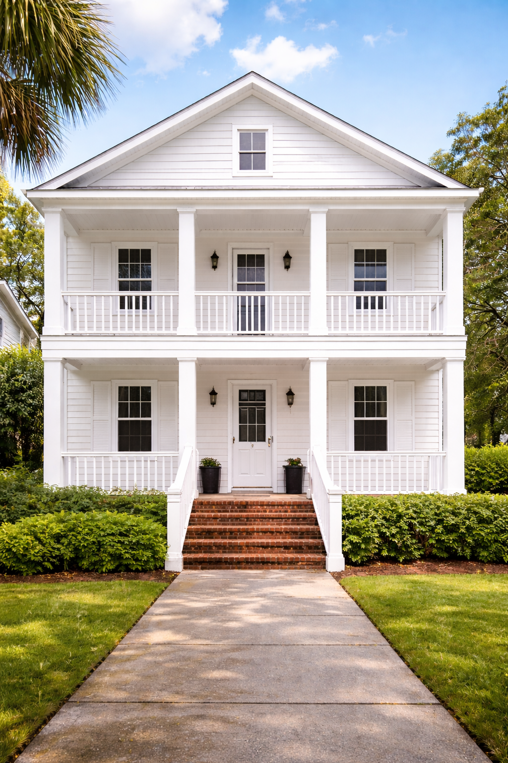 House washing before and after, Charleston SC